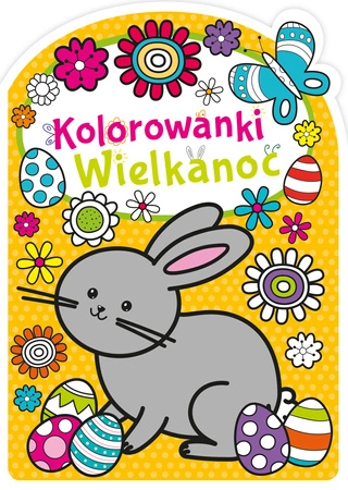 Wielkanoc kolorowanka z wykrojnikiem