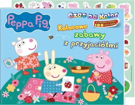 Kolorowe zabawy z przyjaciółmi. Świnka Peppa. Czas na kolor