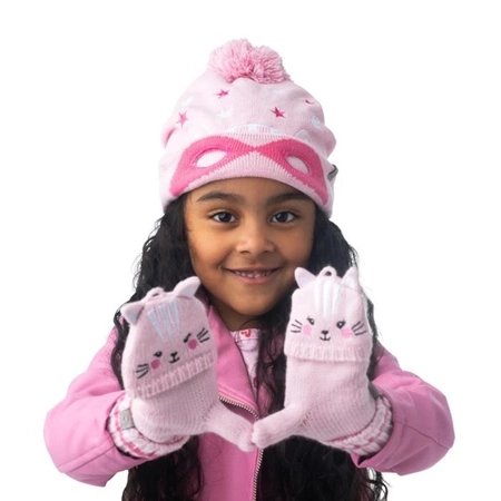 FlapJack Rękawiczki Dziecięce z Klapką Kotek M