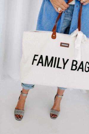 Childhome Torba Family Bag Teddy Bear White (Limited Edition)