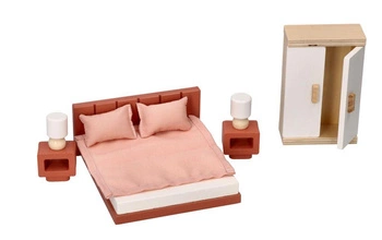 Mebelki do domku dla lalek Sypialnia