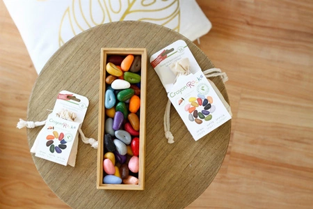 Kredki Crayon Rocks w bawełnianym woreczku - 32 kolory