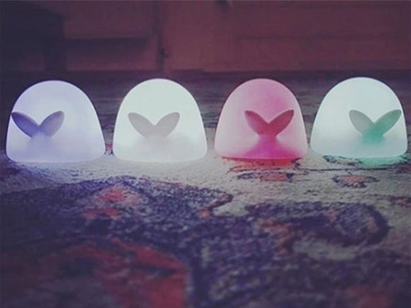 Lampka nocna LED wieloryb Moby Mini Biała FLOW AMSTERDAM