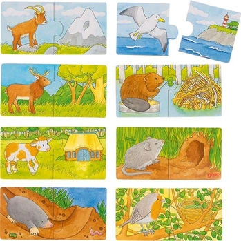 Puzzle kto gdzie mieszka?