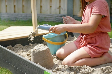 Wiaderko do piasku Zsilt - Happy Orange