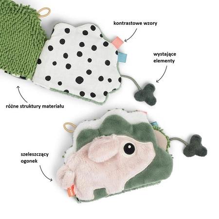 Done by Deer Książeczka Sensoryczna dla Niemowlaka Tiny Farm