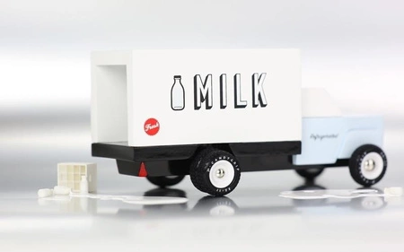 Candylab Samochód Drewniany Milk Truck