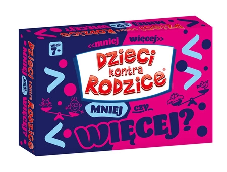 Gra Dzieci kontra Rodzice Mniej czy więcej?