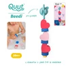QUUT Klocki piankowe do nawlekania do kąpieli Beedi Hearts