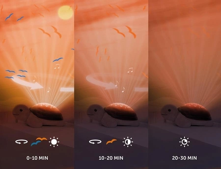 Zazu TIM Projektor Zachodzącego Słońca Żółw