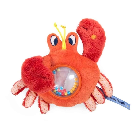 Maskotka grzechotka KRAB H 14 cm 676005