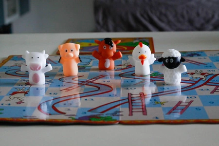 Pacynki na palce Apli Kids - Farma