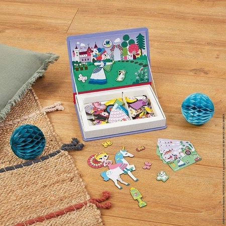 Magnetyczna układanka Księżniczki Magnetibook, Janod