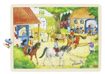 Puzzle, przejazd konny, 96 el.