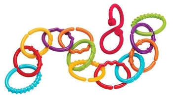 Okręgi do łączenia i gryzienia, 212080-Manhattan Toy, zabawki dla niemowląt