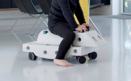 MODU Curiosity kit 4in1 - Kreatywne klocki rozwijające motorykę dużą, czerwony