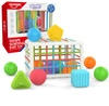 WOOPIE Elastyczna Kostka Sensoryczna Sorter dla Dzieci Kolorowe Kształty 13 el.