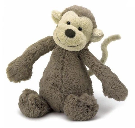 JellyCat Bashful Małpka 31cm