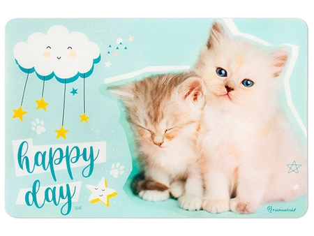 Podkładka na stół dla dziecka kotek i piesek 6m+ LULABI