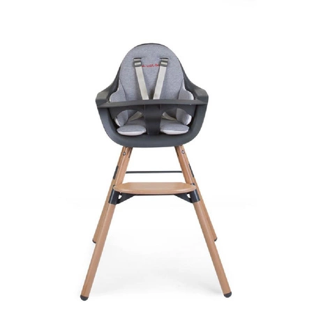 Childhome Dwustronny ochraniacz do krzesełka Evolu 2 Jersey Grey/Gold Dots