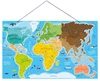 Mapa świata tablica edukacyjna 2w1