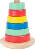 Układanka piramidka zabawka drewniana