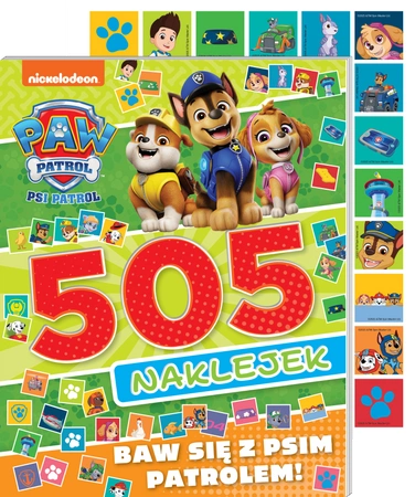 Baw się z Psim Patrolem. Psi Patrol. 505 naklejek