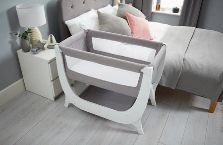 Shnuggle Łóżeczko Dostawne dla Niemowlaka Air Bedside Crib Dove