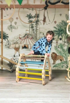 Drewniana drabinka do wspinaczki Przygoda 12238-Small Foot, zabawy ruchowe i rozwojowe