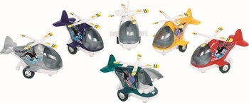 Kolorowy helikopter z napędem, 12123-Gollnest&Kiesel, zabawki dla dzieci