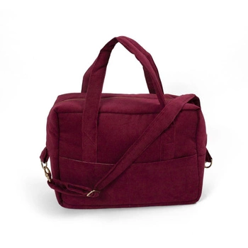 Filibabba Torba Nursing bag Sztruks Deeply Red