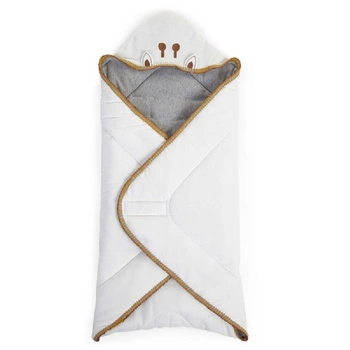 Childhome Otulacz uniwersalny 75 x 75 cm Jersey Crochet Ecru