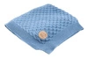 Kocyk bawełniany dla dzieci błękitny ażur
