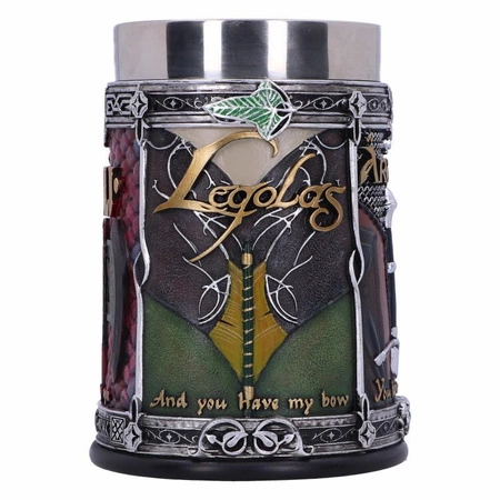 Kufel kolekcjonerski Władca Pierścieni - Drużyna (wysokość: 15,5 cm)