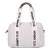 Childhome Torba do wózka Mommy Club Signature Teddy White