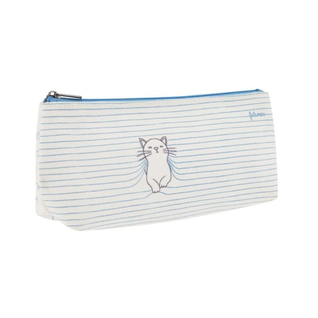 Piórnik/Kosmetyczka - Felines - Koty - Purrrfect Place (Blue)