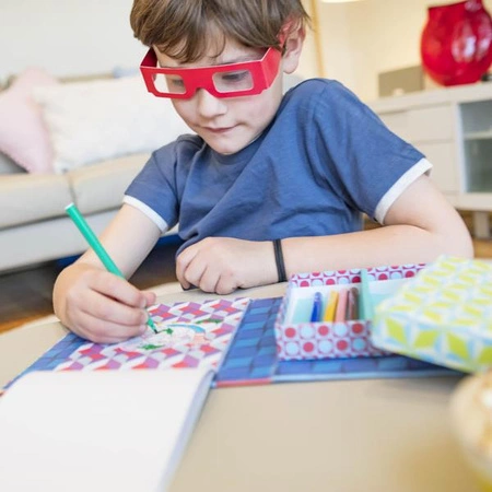 Tiger Tribe Zestaw Kolorowanek 3D – Zabawa z Sci-Fi