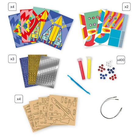 Multizestaw kreatywny Kosmiczne przygody 7+, Janod