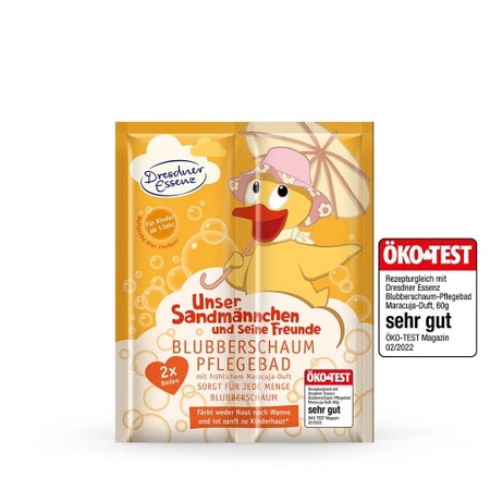 PIENIĄCA SÓL PIELĘGNACYJNA MARAKUJA 2X30G- PAPLA - KOLEKCJA NA LICENCJI - LITTLE SANDMAN I PRZYJACIELE - DRESDNER ESSENZ