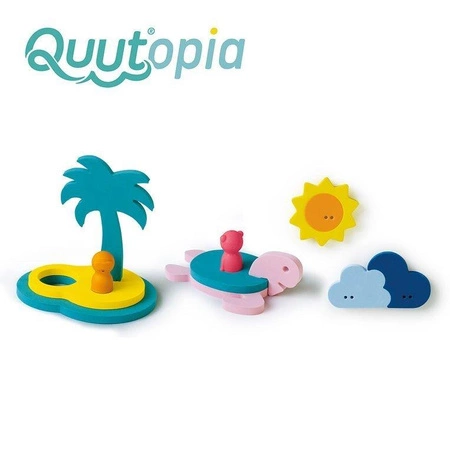 QUUT Zestaw puzzli piankowych 3D Quutopia Wyspa skarbów