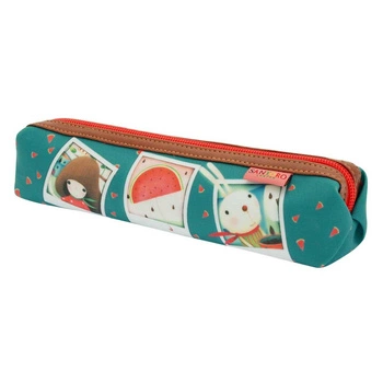 Powlekany prostokątny piórnik - Kori Kumi - Melon Showers