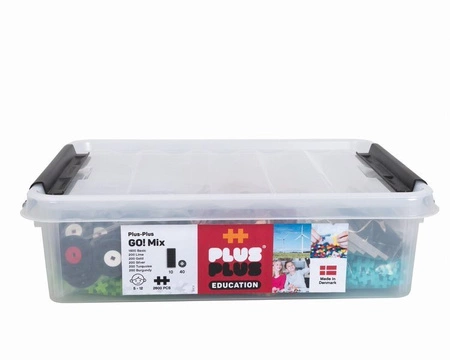 Plus-Plus GO!, Mini Mix- 2600 szt. 10 płytek 40 kół