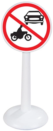 WOOPIE Zestaw Edukacyjny Mini Znaków Drogowych 16 el. + Samochodzik