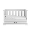 Ines elegant white łóżeczko 70x140 z funkcją tapczanika