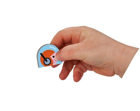 Magnetyczna układanka Pojazdy Magnetibook, Janod