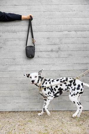 PALOPA Torebka saszetka na smakołyki dla psa Greta black L