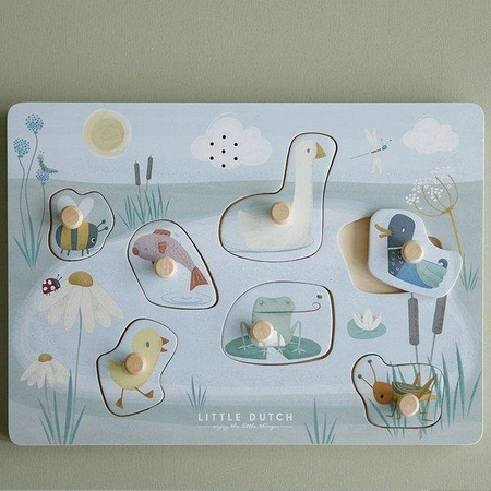 Little Dutch Puzzle dźwiękowe Little Goose FSC LD4763