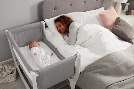 Shnuggle Łóżeczko Dostawne dla Niemowlaka Air Bedside Crib Dove