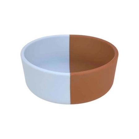 Lassig Miseczka silikonowa dla dzieci Happy Rascals Smile sky blue