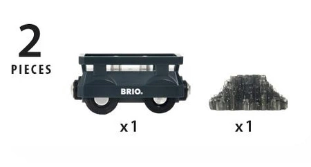 BRIO World Świecący Wagon ze Złotem